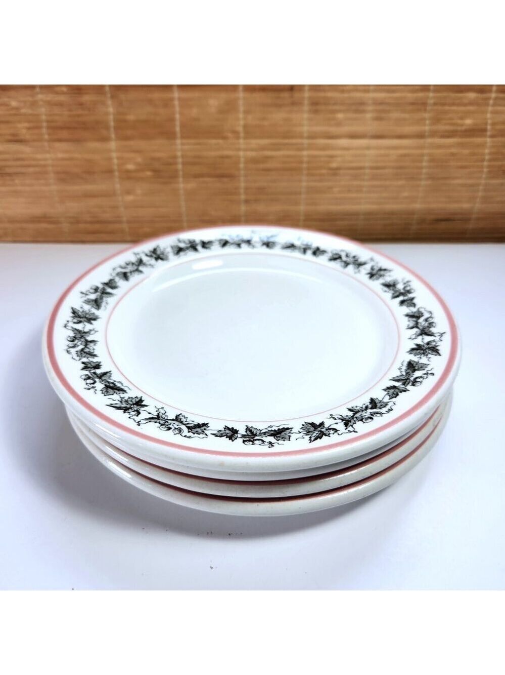 Grindley Duraline Hotelware 8" Plates Set of 4 Super Vitrified England